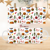 15 Childhood African Christmas Mug Wrap Design - 9" x 4" Digital Download