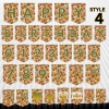 16 African Snacks Happy Birthday Bunting Banner - Unique Cultural Party Decor | DIY Banner Kit (Digital Download) {style4}