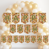 17 African Snacks Happy Birthday Bunting Banner - Unique Cultural Party Decor | DIY Banner Kit (Digital Download) {style4}