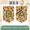 18 African Snacks Happy Birthday Bunting Banner - Unique Cultural Party Decor | DIY Banner Kit (Digital Download) {style4}