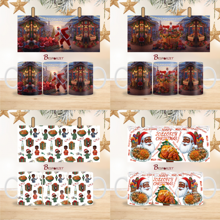 2 The Ultimate Nigerian African Christmas Mug Business Bundle - 25 Ready-to-Sell Designs (50 Files!)