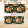 Jollof Rice Festive Nigerian Christmas Mug Wrap Design - 9" x 4" Digital Download