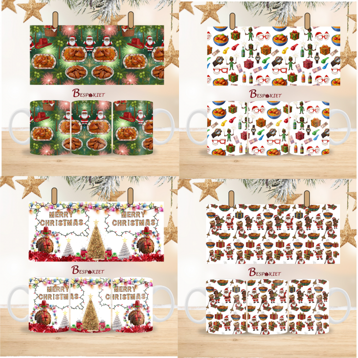 3 The Ultimate Nigerian African Christmas Mug Business Bundle - 25 Ready-to-Sell Designs (50 Files!)