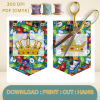 33 African Snacks Happy Birthday Bunting Banner - Unique Cultural Party Decor | DIY Banner Kit (Digital Download) {style7}