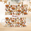 6 A very African Nigerian Item No 7 Christmas Dinner Mug Wrap Design – 9″ x 4″ Digital Download