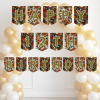 6 African Snacks Happy Birthday Bunting Banner - Unique Cultural Party Decor | DIY Banner Kit (Digital Download) {style2}
