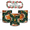 Jollof Rice Festive Nigerian Christmas Mug Wrap Design - 9" x 4" Digital Download