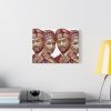 il_fullxfull.7170630432_sacw.jpg Isi Agu Lion Head Couple Art: Igbo Heritage Canvas Print