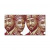 il_fullxfull.7170631738_outq.jpg Isi Agu Lion Head Couple Art: Igbo Heritage Canvas Print