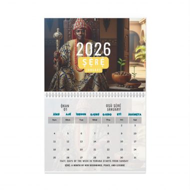 2026 Yoruba Heritage Desk Calendar