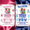 African Birthday Invitation: Customizable Canva Template (Digital Download)