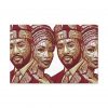 il_fullxfull.7218622927_gbmz.jpg Isi Agu Lion Head Couple Art: Igbo Heritage Canvas Print