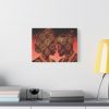 Isi Agu Lion Head Couple Print: Igbo Heritage Canvas Art