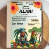 Tropical 1st Birthday Invitation: African Theme, Hibiscus Flowers (Digital Canva Template)