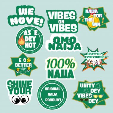 Nigerian Party Photo Booth Props - Printable PDF - Instant Download!