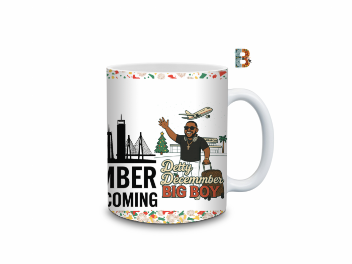 Detty December Big Boy African Festive Mug Wrap Design – 9″ x 4″ Digital Download