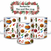 mug4_trio Childhood African Christmas Mug Wrap Design - 9" x 4" Digital Download