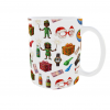 snapshot (5) Childhood African Christmas Mug Wrap Design - 9" x 4" Digital Download