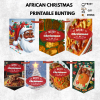 xmas_buntingbundle2 Printable African Christmas symbol Bunting{set 1} – 7 Flags | 3 Pages A4 Sheets Digital Download