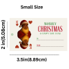 1 Play Card Style Santa Printable Christmas Gift Tags – Single Sheet PDF – Digital Product