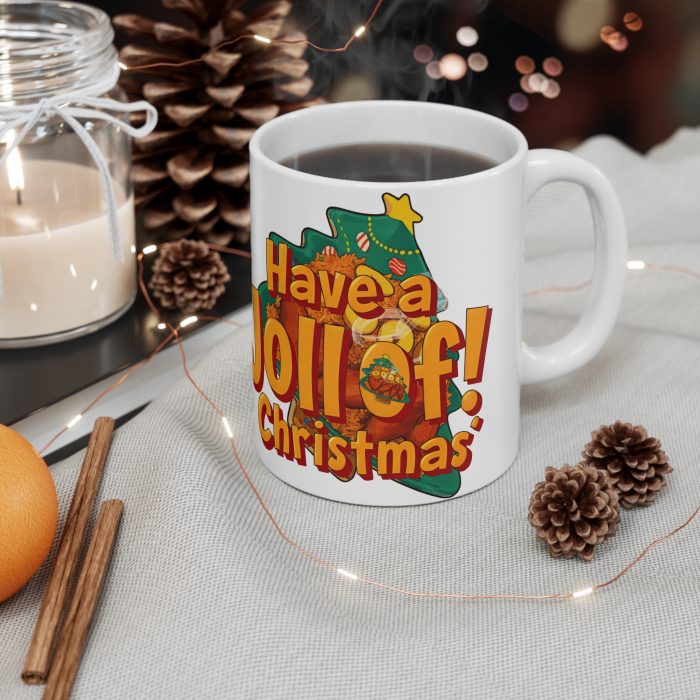 10124436958125051280_2048.jpeg Have a Jollof Christmas Mug | Ceramic Coffee Cup 11oz 15oz