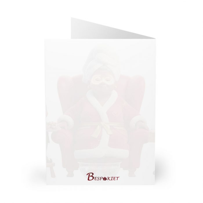 Elf Polish in Progress Holiday Cards, Christmas Greeting Cards 5 Pack