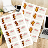 12 Play Card Style Santa Printable Christmas Gift Tags – Single Sheet PDF – Digital Product