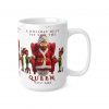 Holiday Queen Mug | Christmas Grandma Santa Chair Elves Coffee Cup