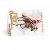 Brown Mrs Claus Riding Horse Christmas Card pack | Holiday Greeting Cards (5)
