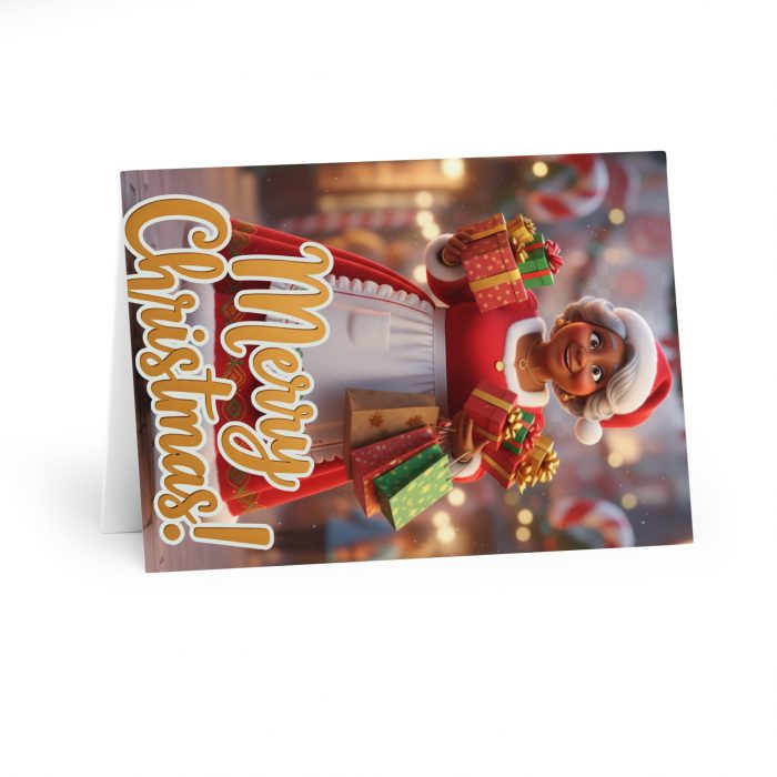 Merry Christmas Grandma Illustration Greeting Card