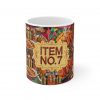 Item No.7 roast chicken,jollof rica and plantain pattern Mug | ceramic coffee cup