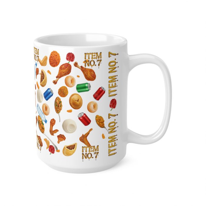 Item No.7 African Snack Pattern Mug | Ceramic Coffee Cup