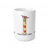 Personalized African Christmas Initial Mug Custom Name AtoZ Afro Holiday Coffee Cup Black Santa Mug Cultural Xmas Gift