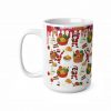 Santa Claus Holiday Pattern the African way Mug | Christmas Santa, Presents, Cookies