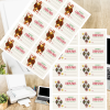 14 Play Card Style Santa Printable Christmas Gift Tags – Single Sheet PDF – Digital Product