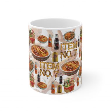 Item No 7 African Festive Food Pattern Mug | Ceramic Coffee Cup