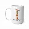 Personalized African Christmas Initial Mug Custom Name AtoZ Afro Holiday Coffee Cup Black Santa Mug Cultural Xmas Gift