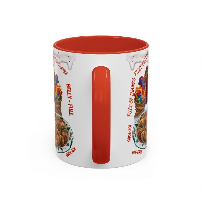 Coffee Mug, Jollof meets santa African christmas dinner mug, Tea Cup, Hot Cocoa Cup, Festive Drinkware, Holiday Gift Mug, Unique Christmas