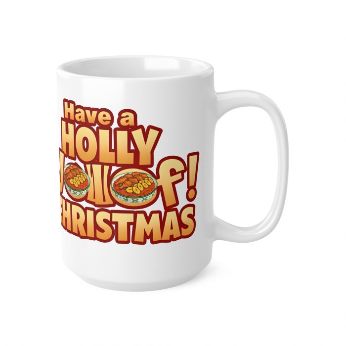 15246281879781558108_2048.jpeg Holly Jollof Christmas Mug | Ceramic Coffee Cup 11oz 15oz