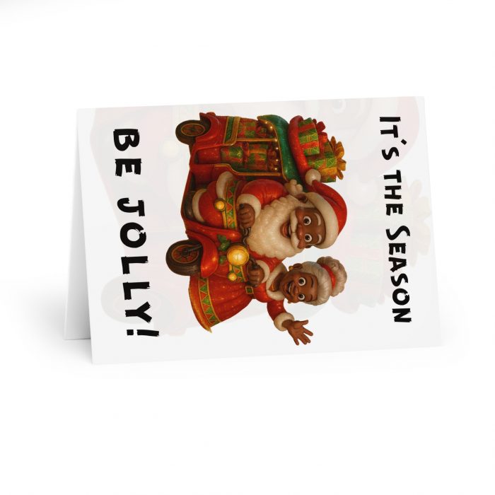 15314163183344327417_2048.jpeg It's the Season Be Jolly Christmas Greeting Cards (5 Pack)