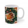 Proper African Home Christmas Roast Dinner Mug | Holiday Turkey Plate Pattern