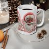 Smiling Brown Santa Claus Merry Christmas Mug | Ceramic Coffee Cup 11oz 15oz