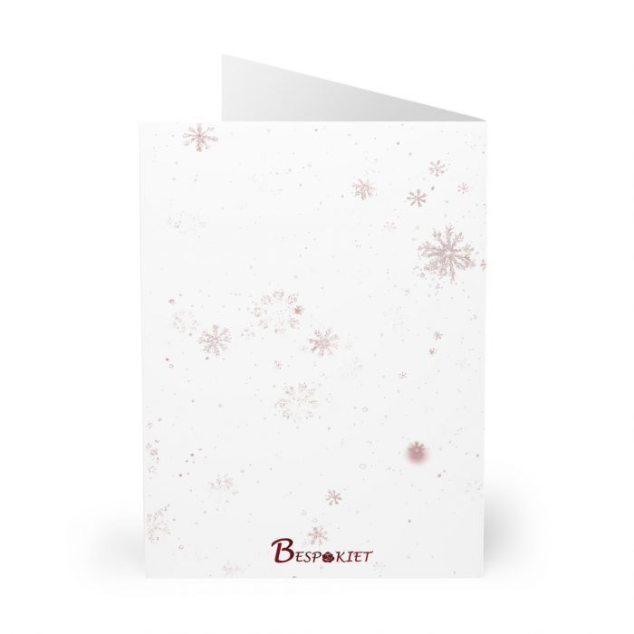 Santa on Scooter Sleigh Christmas Greeting Cards | 5 Pack