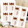 17 Play Card Style Santa Printable Christmas Gift Tags – Single Sheet PDF – Digital Product