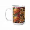 Item No.7 roast chicken,jollof rica and plantain pattern Mug | ceramic coffee cup