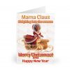 Mama Claus Sleighing Into the Season 5 pack Greeting Cards