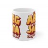 Abeg Even Santa dey chop jollof Mug | Ceramic Coffee Cup, 11oz or 15oz