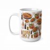Item No 7 African Festive Food Pattern Mug | Ceramic Coffee Cup