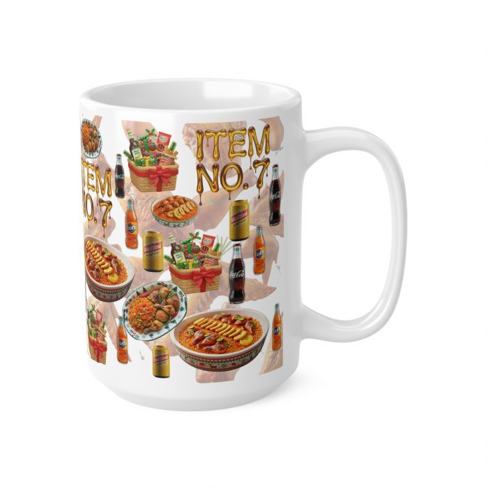Item No 7 African Festive Food Pattern Mug | Ceramic Coffee Cup