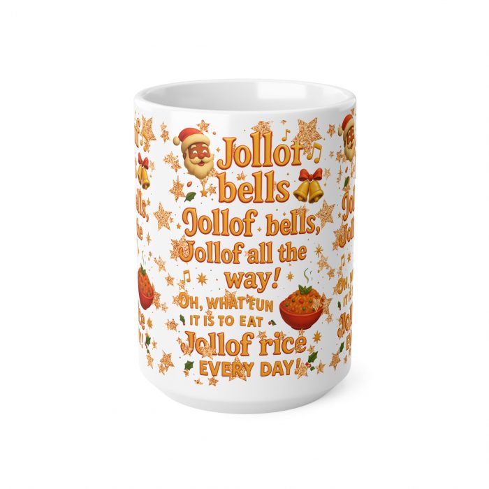 2328704802281595816_2048.jpeg Jollof Bells Christmas Jollof Rice Mug | Ceramic Coffee Cup 11oz 15oz